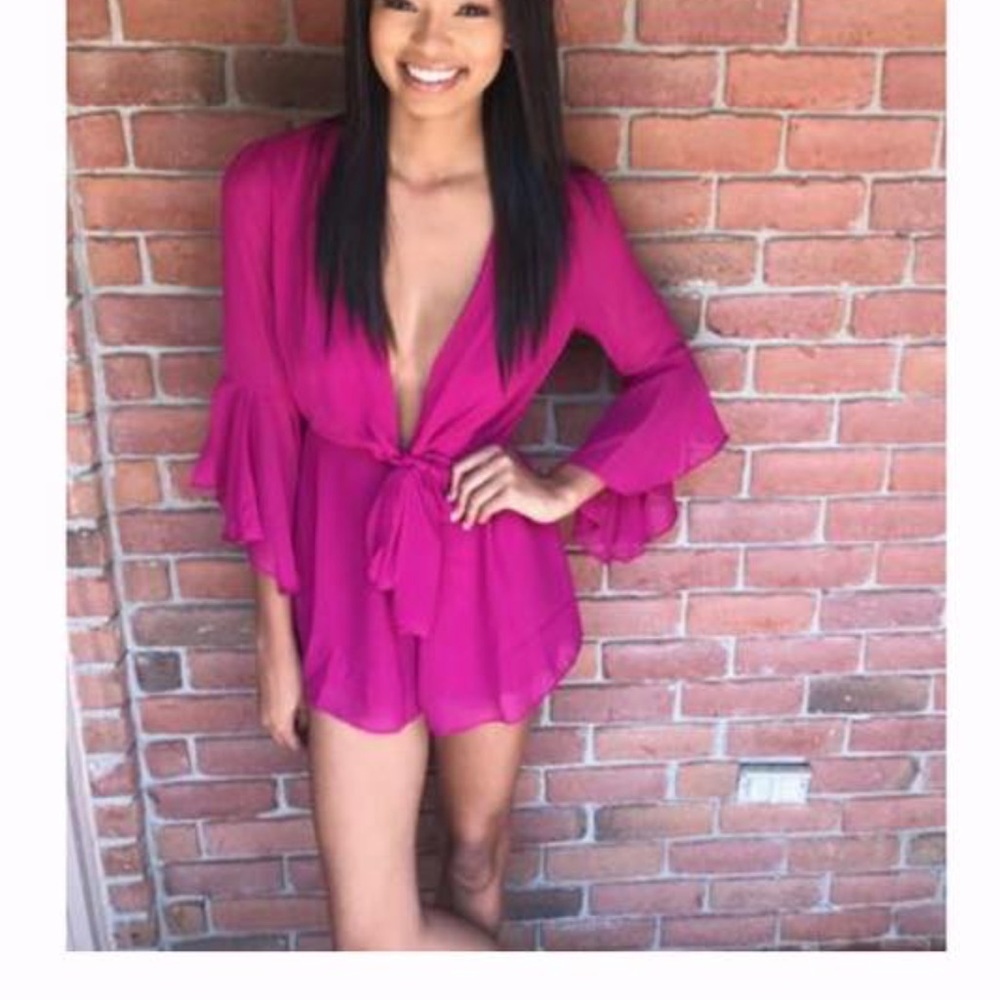 Berry bright romper